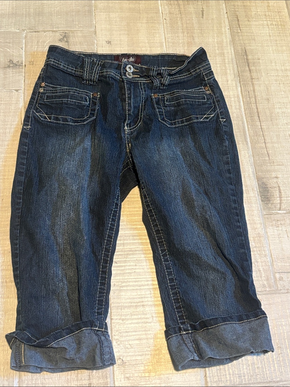 Dark Blue Women’s Capri Jeans